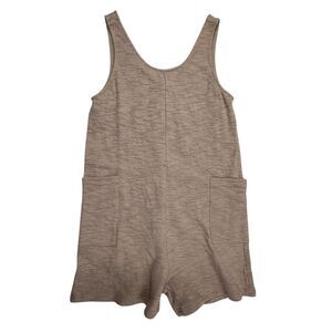 NEW Listicle Andie Knit Romper Women Small Pink Shorts Shortall Sleeveless Tank